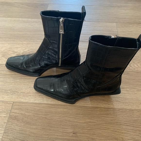 Zara western kitten heel boots - Picture 4 of 8